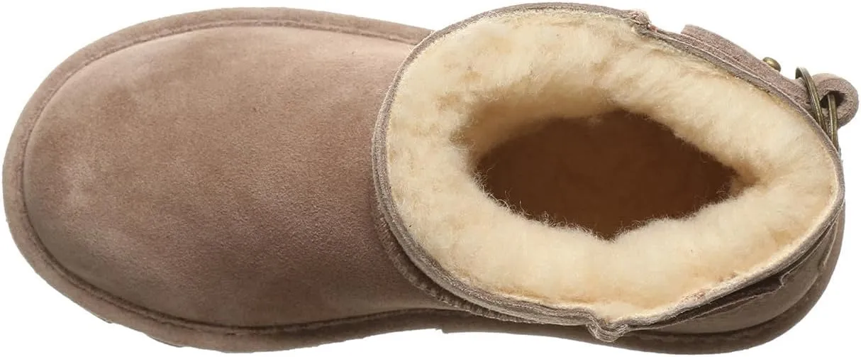 BEARPAW Women's Betty Youth Multiple Colors | Youth 's Ankle Boot | Youth 's Slip On Boot | Comfortable Winter Boot