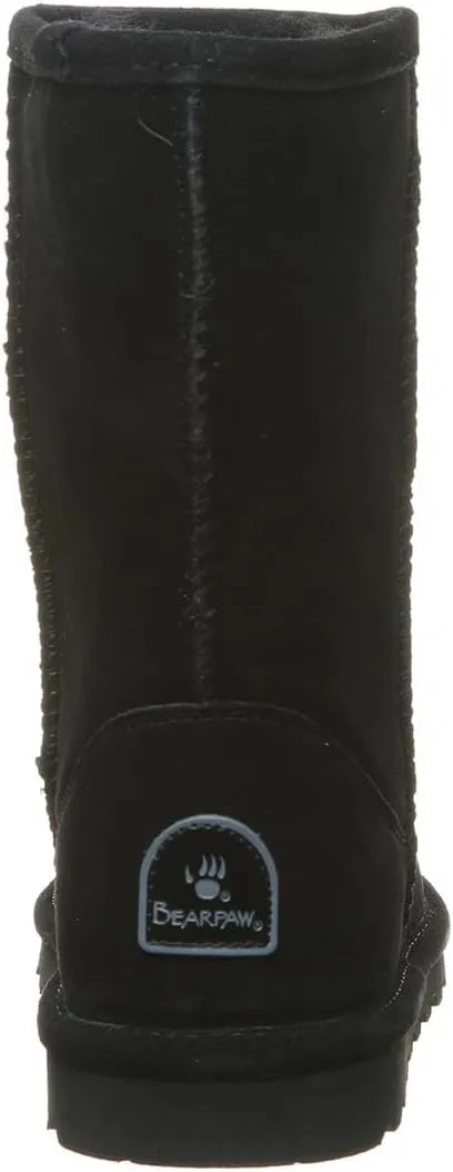 BEARPAW Women's Elle Short Multiple Colors | Women's Boot Classic Suede | Women's Slip On Boot | Comfortable Winter Boot