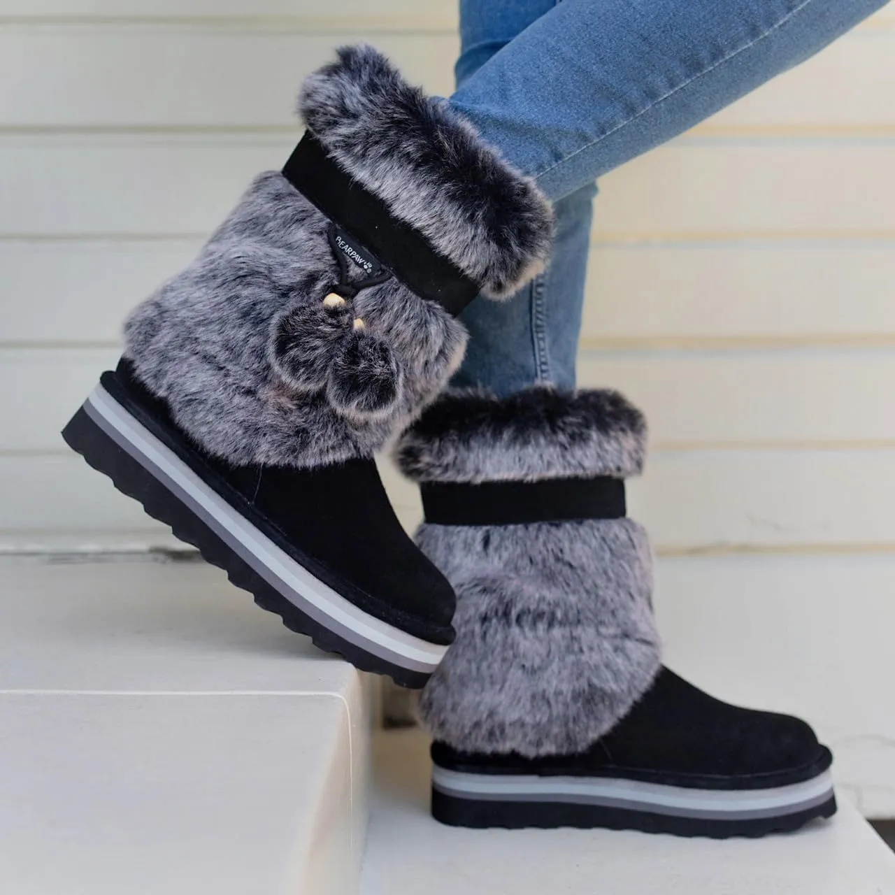 BEARPAW Women's Retro Tama Boot | Women's Boot Classic Suede | Women's Boots | Comfortable Winter Boot