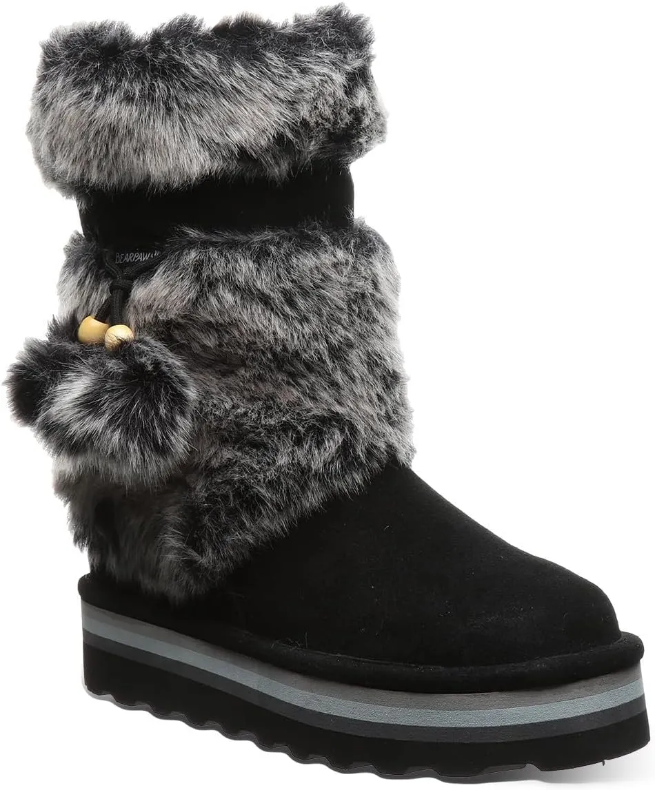 BEARPAW Women's Retro Tama Boot | Women's Boot Classic Suede | Women's Boots | Comfortable Winter Boot