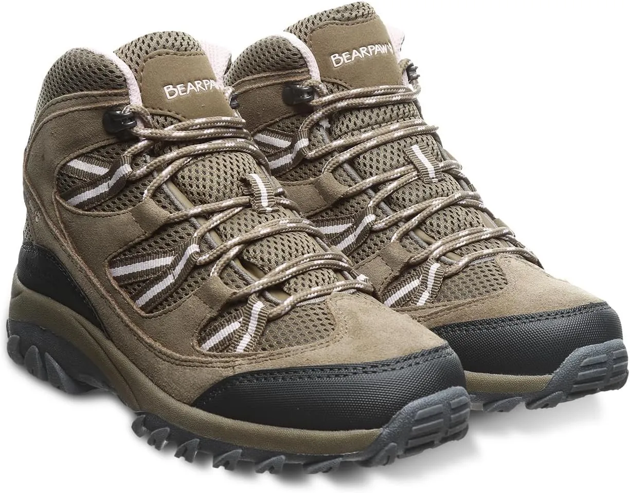 BEARPAW Womens Tallac Suede Outdoor Hiking Boots