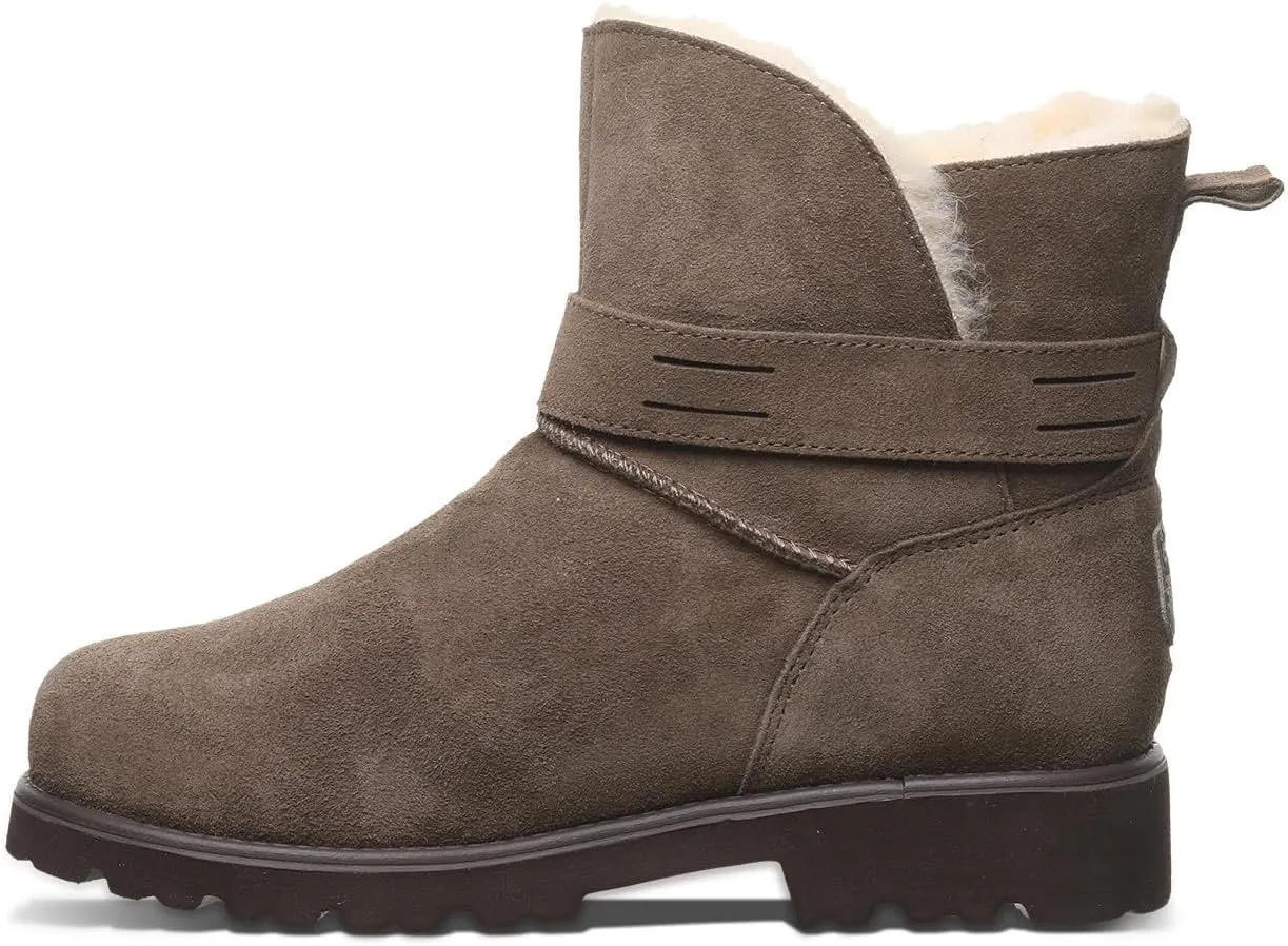 BEARPAW Women's Wellston Multiple Colors | Women's Boot Suede | Women's Slip On Boot | Comfortable Winter Boot