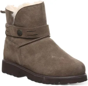 BEARPAW Women's Wellston Multiple Colors | Women's Boot Suede | Women's Slip On Boot | Comfortable Winter Boot