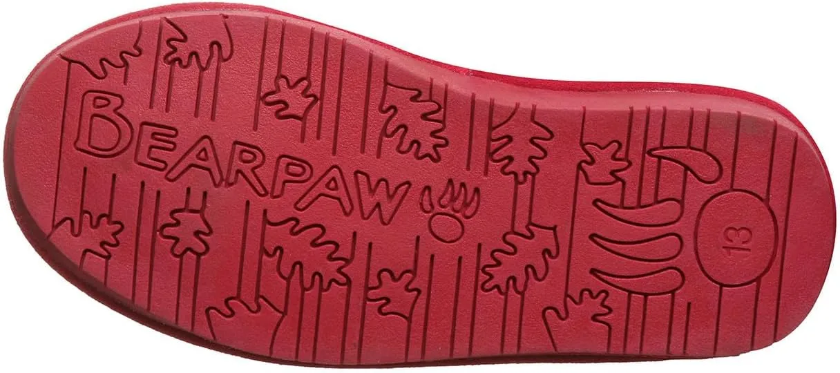 BEARPAW Youth Boo Multiple Colors | Youth Slip On Boot | Youth's Boot Classic Suede | Comfortable Winter Boot
