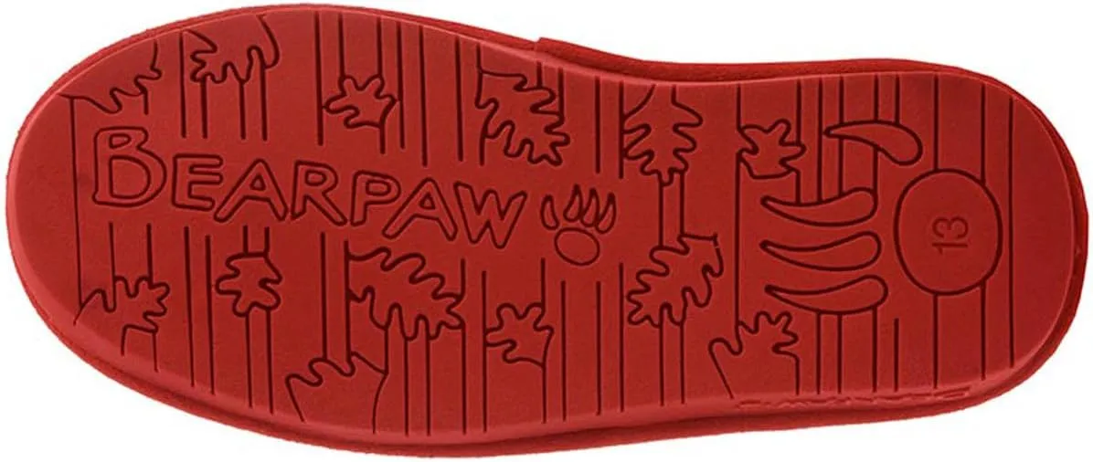 BEARPAW Youth Boo Multiple Colors | Youth Slip On Boot | Youth's Boot Classic Suede | Comfortable Winter Boot