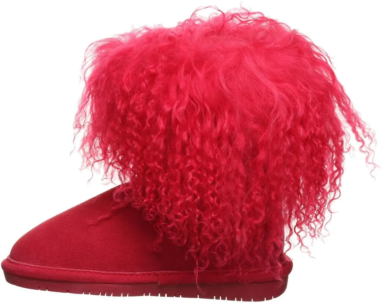 BEARPAW Youth Boo Multiple Colors | Youth Slip On Boot | Youth's Boot Classic Suede | Comfortable Winter Boot