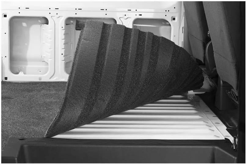 Bedrug / VanRug | Fits 2015 - 2024 Ford Transit Long Wheel Base -Ext (Me) - 148" Wb W/ Extended Body Charcoal Grey | VRFT15LE