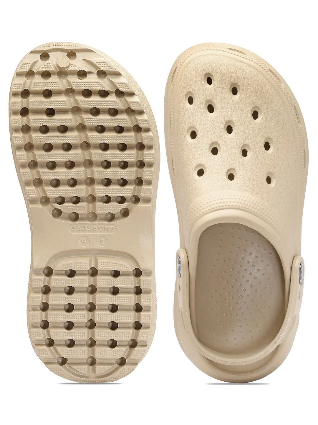 Bersache Extra Soft Classic Casual with  Regular wear with Ultra Soft & Flexibility Technology Flip Flop For women's/Girl's-(6129-Beige)