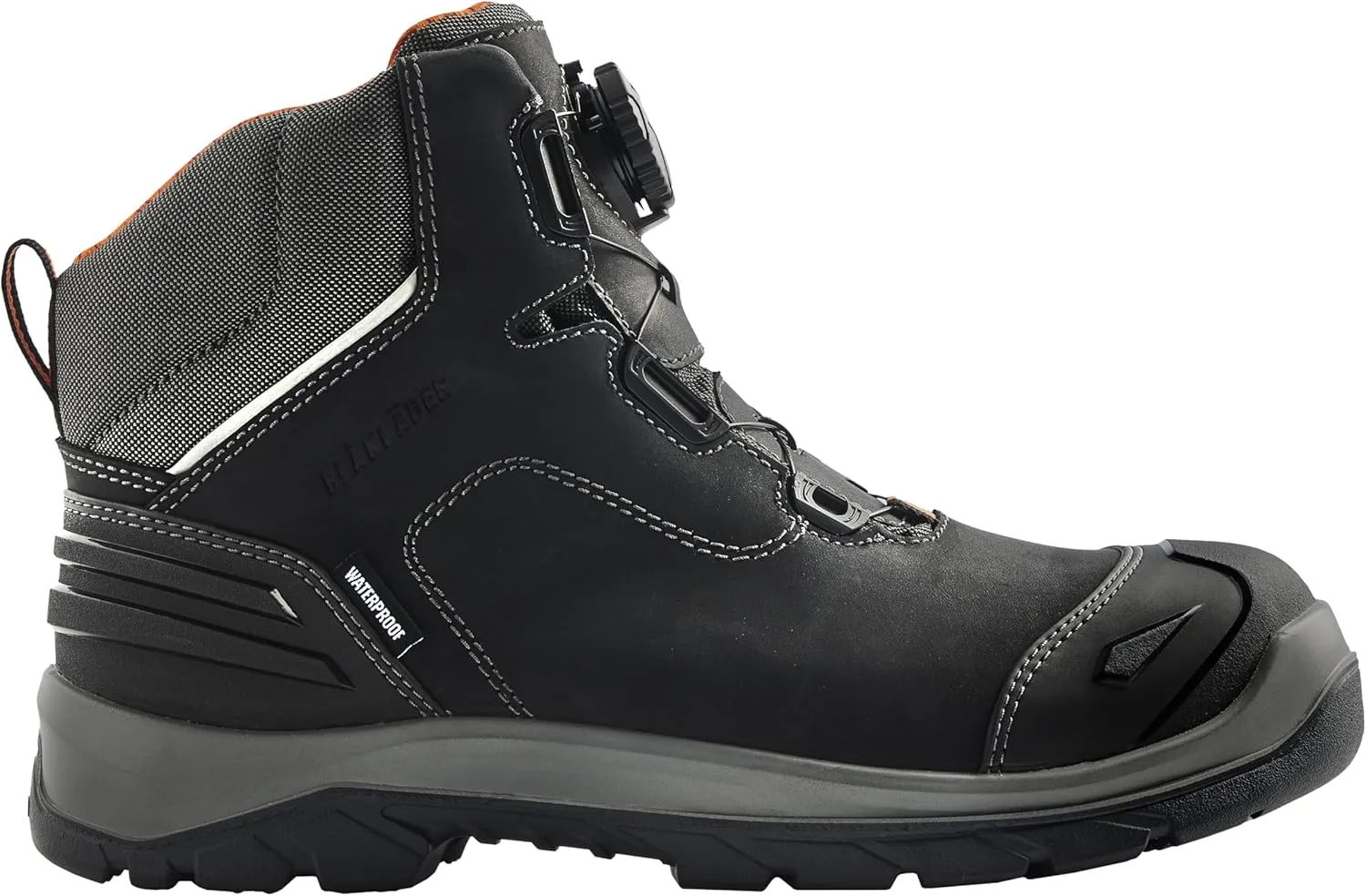 BLÅKLÄDER 2255 Elite 6" Freelock Boot – Brown/Black, Durable Full-Grain Leather, Composite Toe, Puncture Resistant, Slip Resistant, Quick Lace System & Electrical Hazard Protection,