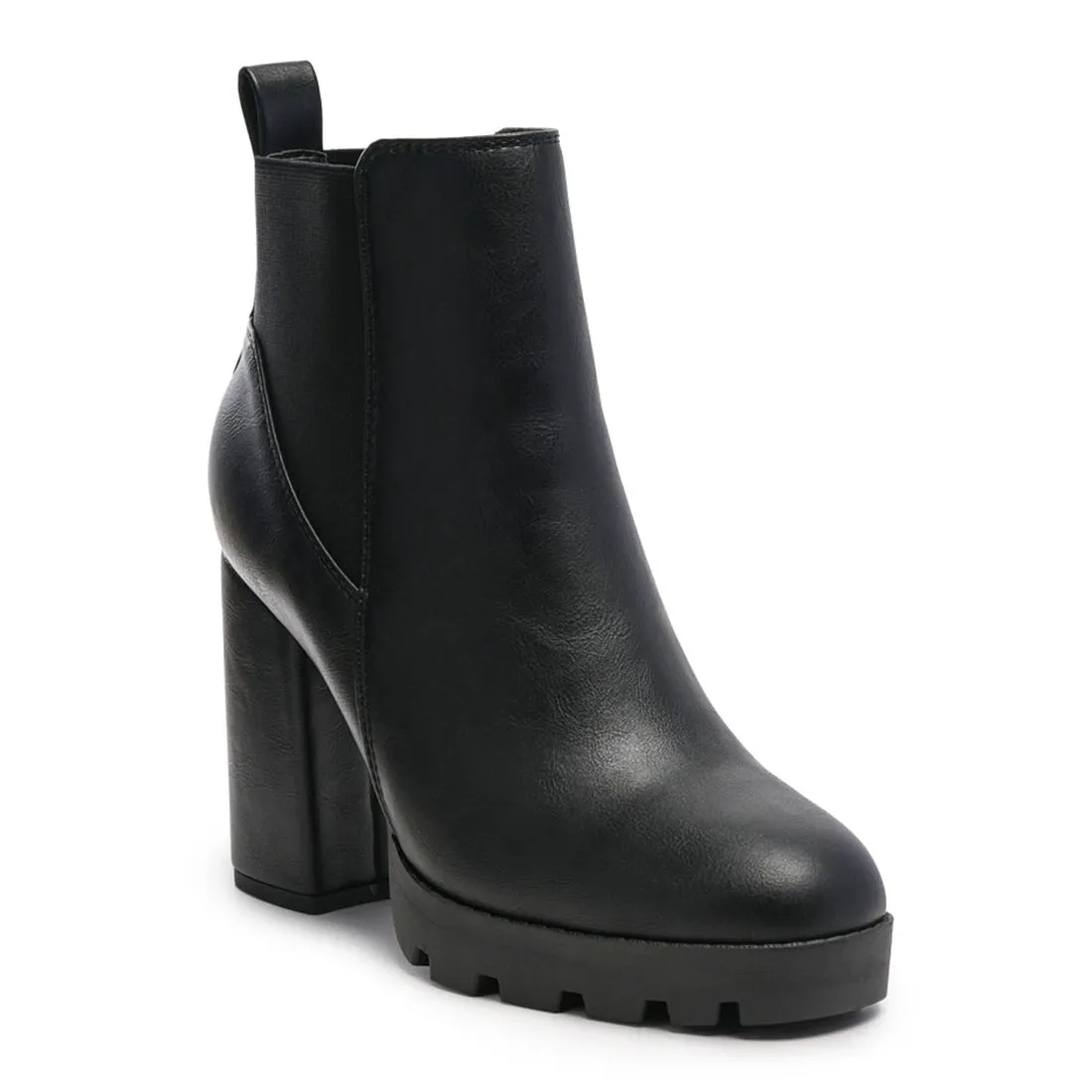 Block Heeled Chelsea Boot