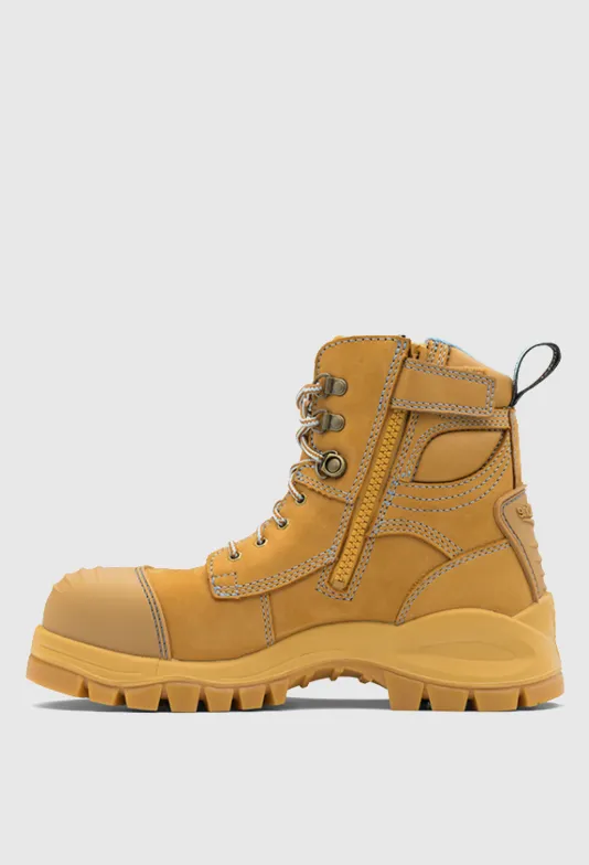 Blundstone 892 Womens PUR Safety 150mm Zip Lace Up Boot