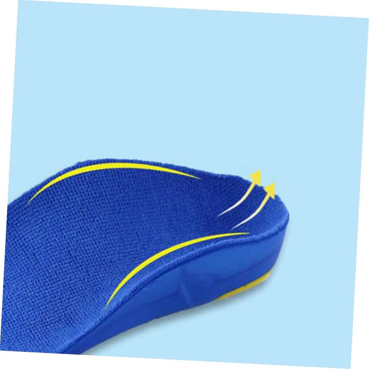 Boys and Girls Full Arch Insoles Comfortable Breathable Anti-Sweat Inserts for Sports Shoes Size 33-35
