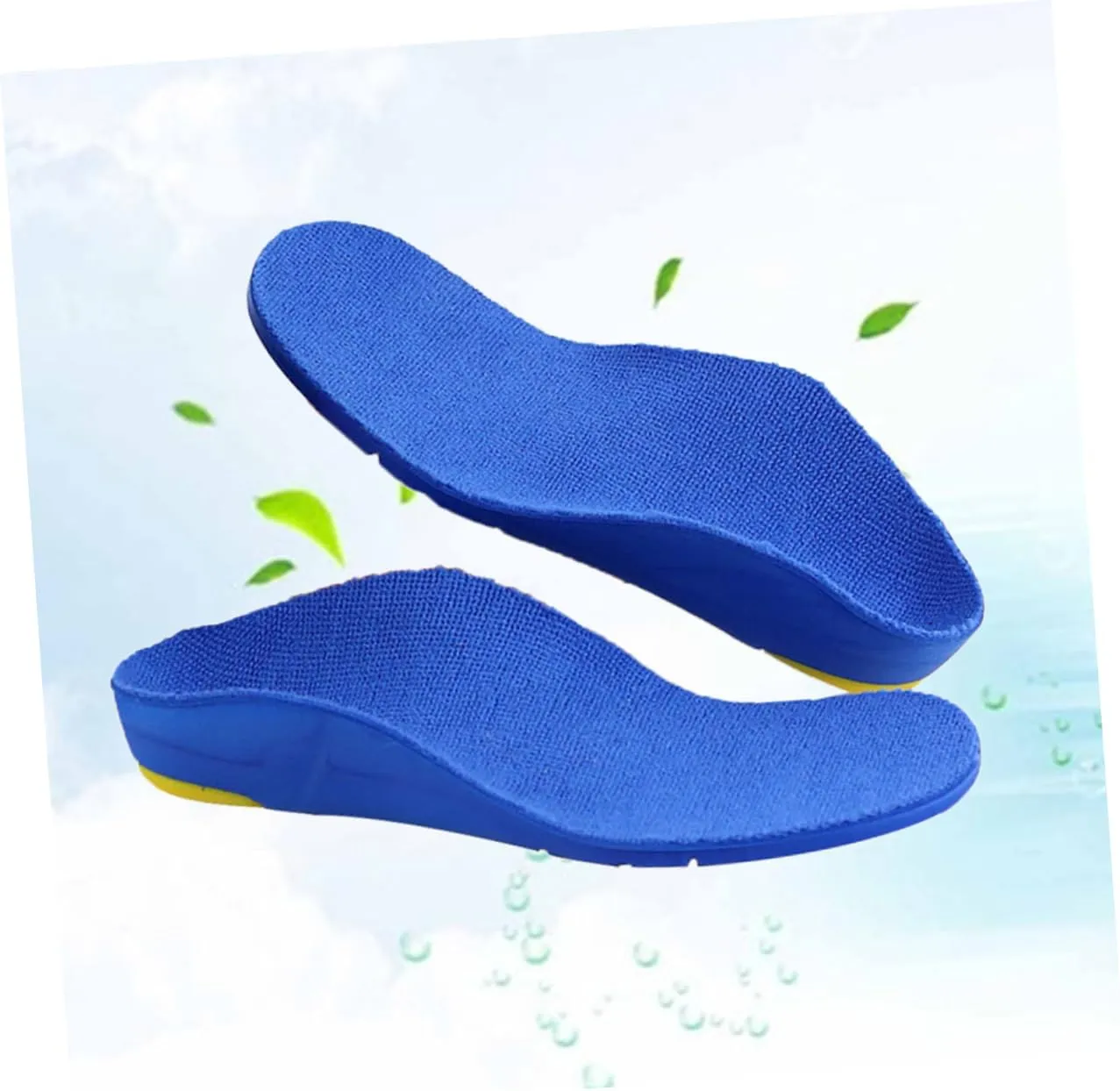 Boys and Girls Full Arch Insoles Comfortable Breathable Anti-Sweat Inserts for Sports Shoes Size 33-35