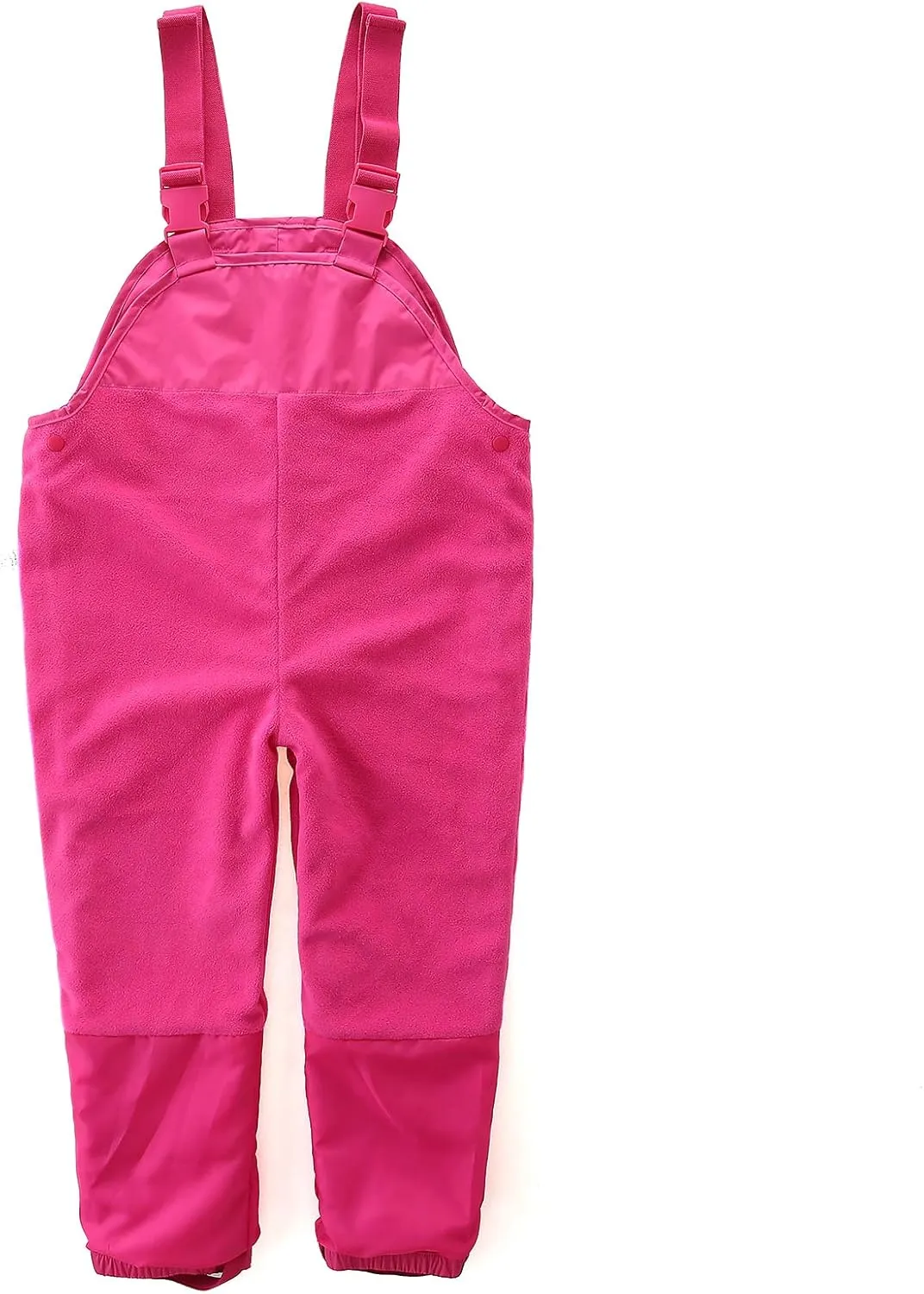 Boys and Girls Suspender Rain Pants Fleece Lined Bib - Muddy Play Overalls 18 Months - 7 Years