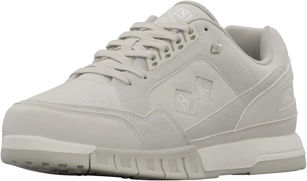 British Knights Men's Metros Sneaker, Light Grey/White, 8.5