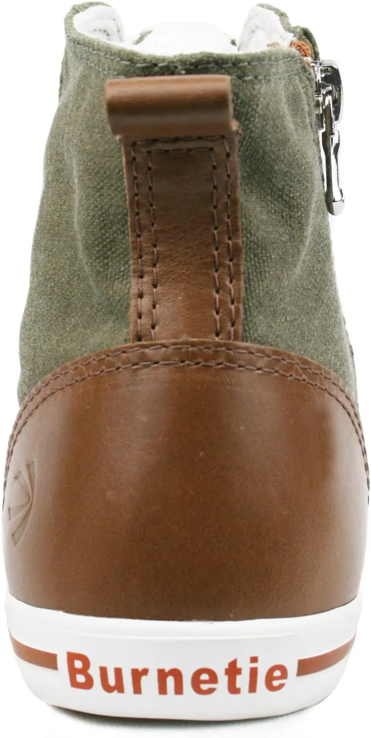 Burnetie Men's High Top Vintage Sneaker