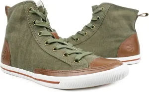 Burnetie Men's High Top Vintage Sneaker