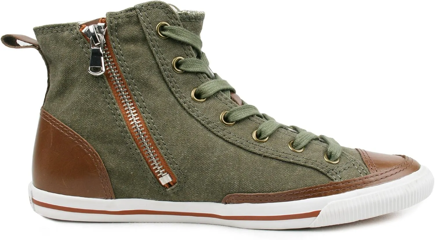 Burnetie Men's High Top Vintage Sneaker
