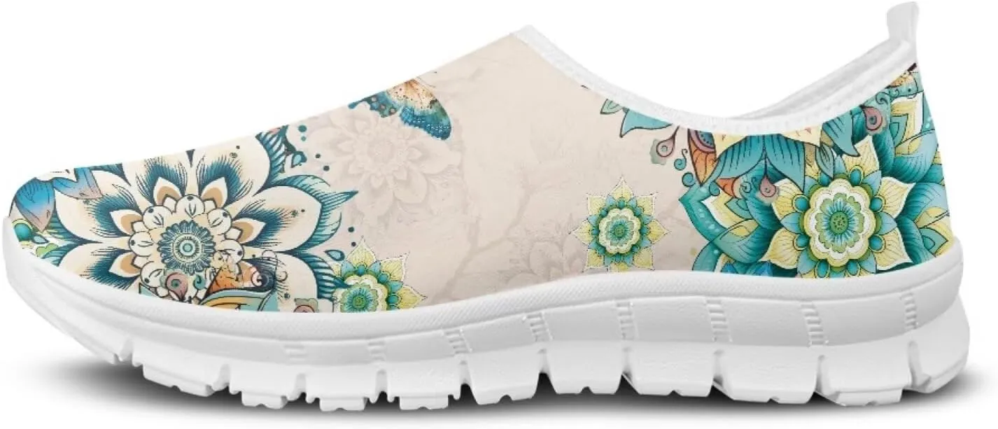 Butterfly Loafers for Women Casual Dress Work Shoes Slip-On Business Work Outdoor Sneaker