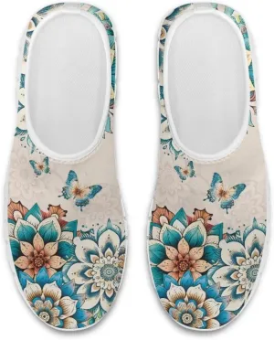 Butterfly Loafers for Women Casual Dress Work Shoes Slip-On Business Work Outdoor Sneaker