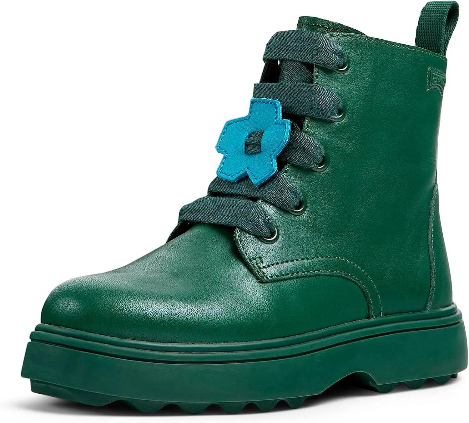 Camper Kids Girls Modern Ankle Boot, Dark Green, 12.5 Little Kid