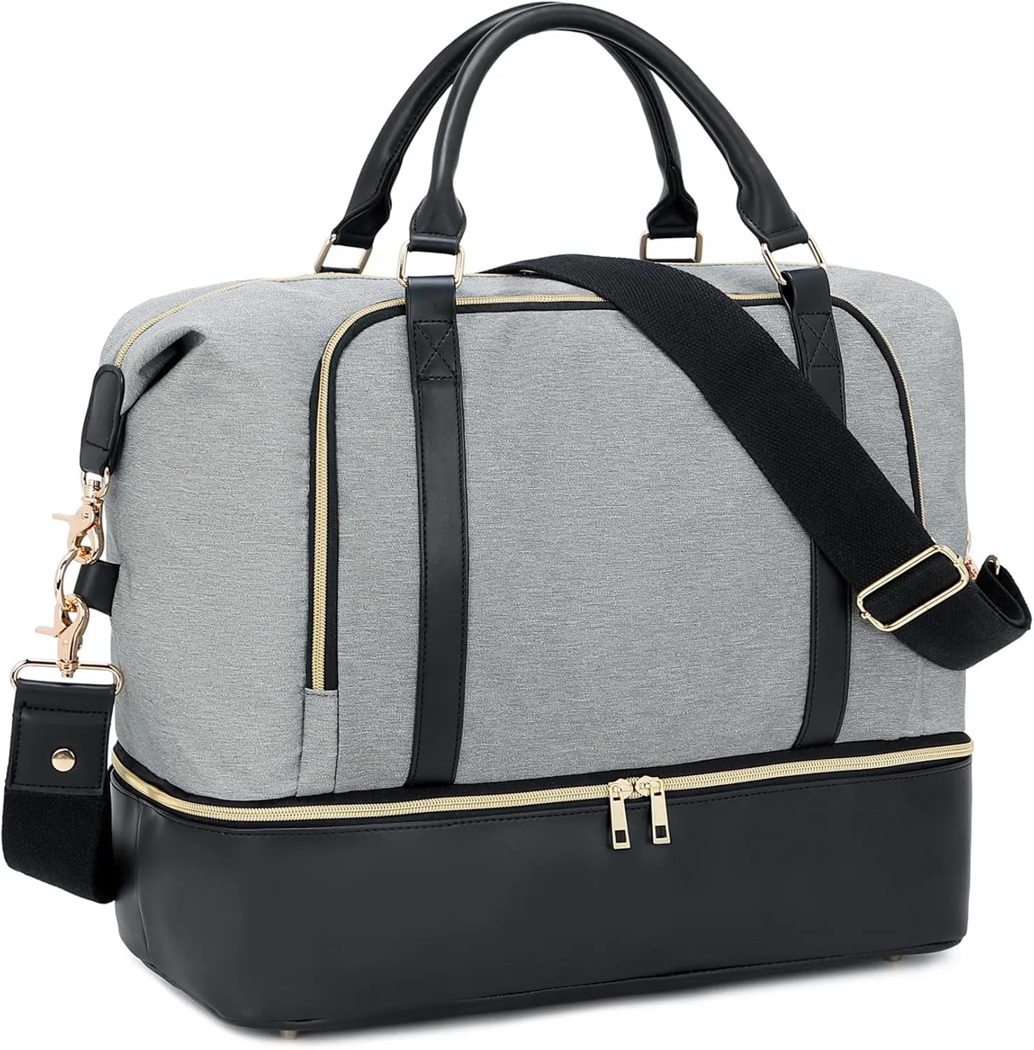 CAMTOP Women Ladies Travel Weekender Bag Overnight Duffel Carry-on Tote Bag fit 15.6 Inch Laptop Computer