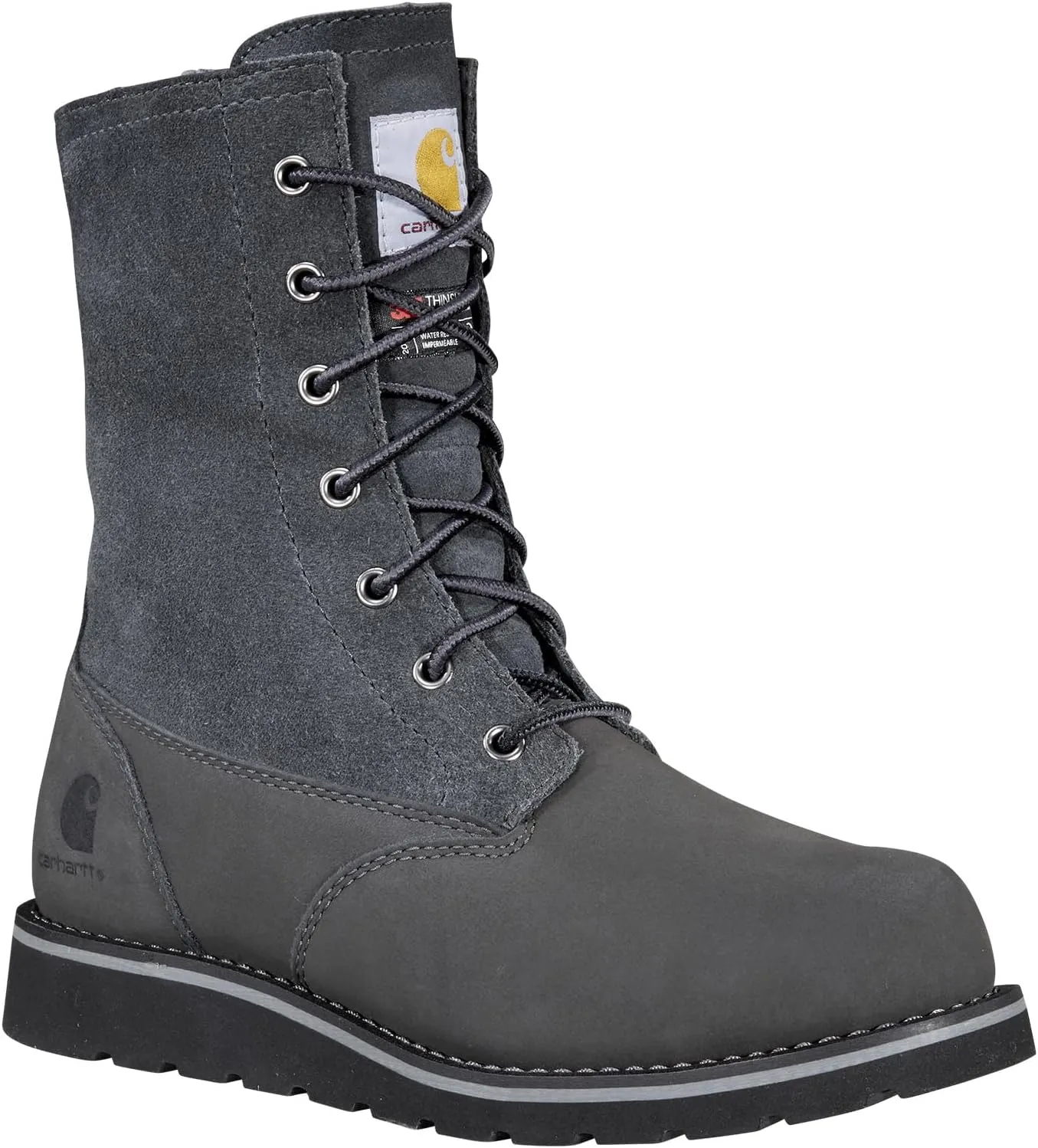 Carhartt Women's Waterproof Sherpa Lined Fold Down Winter Wedge Boot