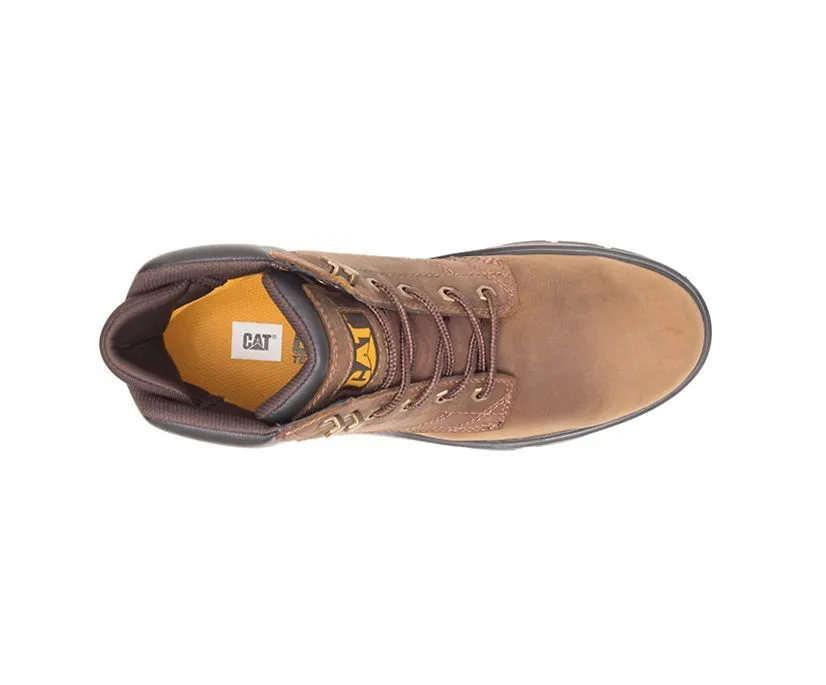 Caterpillar Men's Exposition 6" Soft Toe Work Boot Pyramid Leather