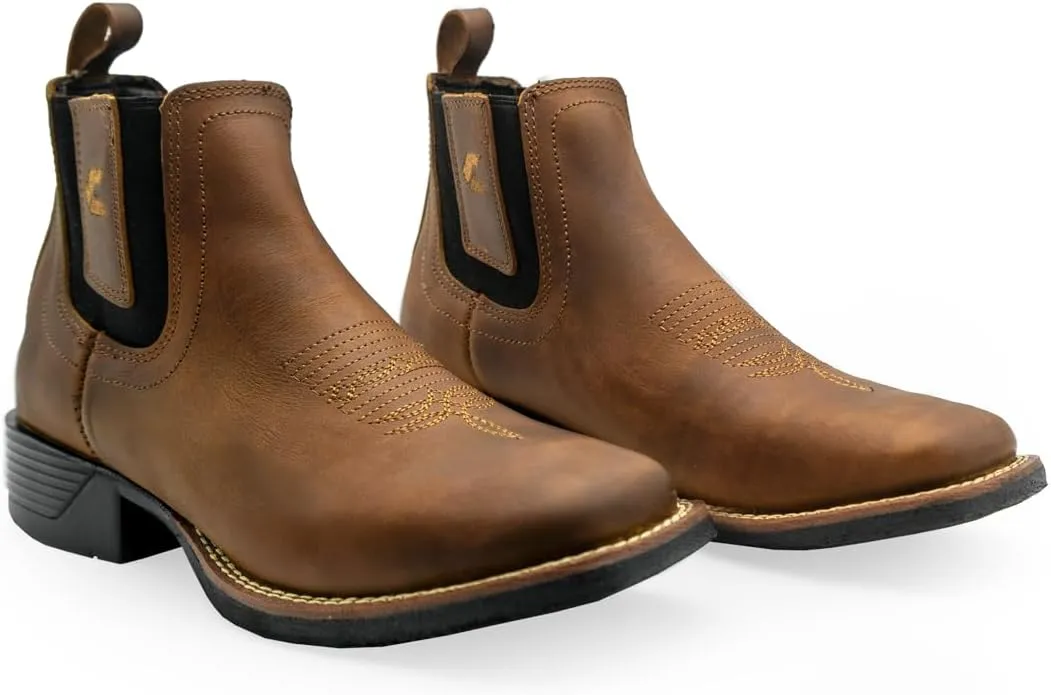 CEBU | Logan Boots | Boots For Men | Reinforced Square Toe | Handcrafted | Made of Leather | For Professional Jobs