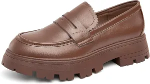 Cestfini Platform Chunky Loafers for Women