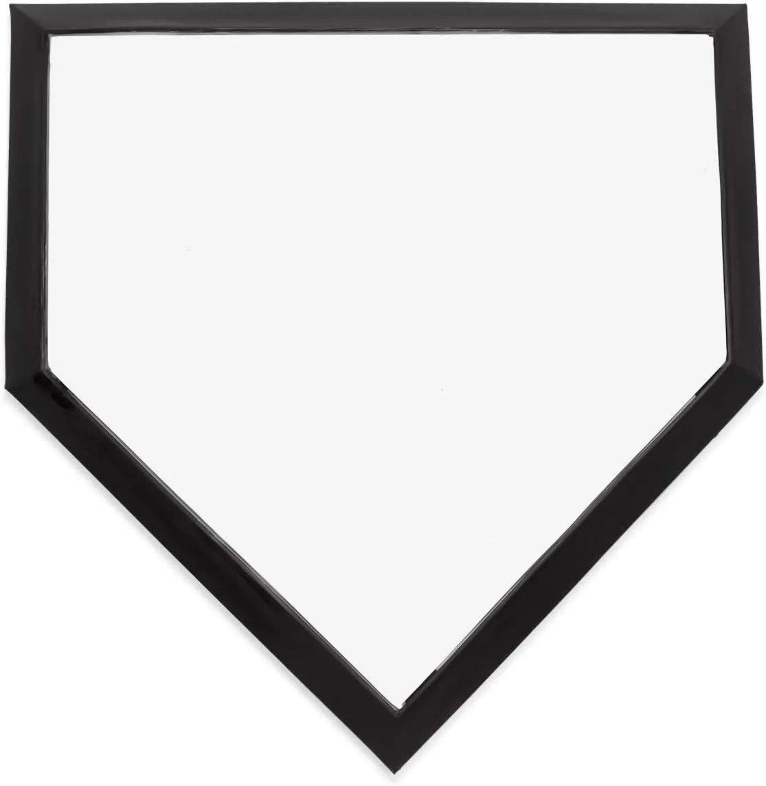 Champion Sports Universal Homeplate – Molded Rubber, Metal Bottom Home Plate with Ground Anchor and Spikes