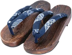 CHEWYZ Couples Clogs Slippers,Fashion Beach Footwear for Women Girls,Japanese Traditional Clogs Geta Sandals,Flip-flops Anti- skid Flat Sole Female Sandals