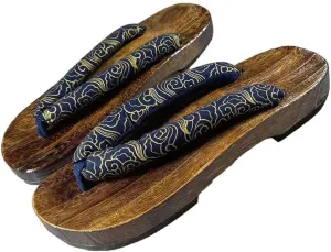 CHEWYZ Couples Clogs Slippers,Fashion Beach Footwear for Women Girls,Japanese Traditional Clogs Geta Sandals,Flip-flops Anti- skid Flat Sole Female Sandals