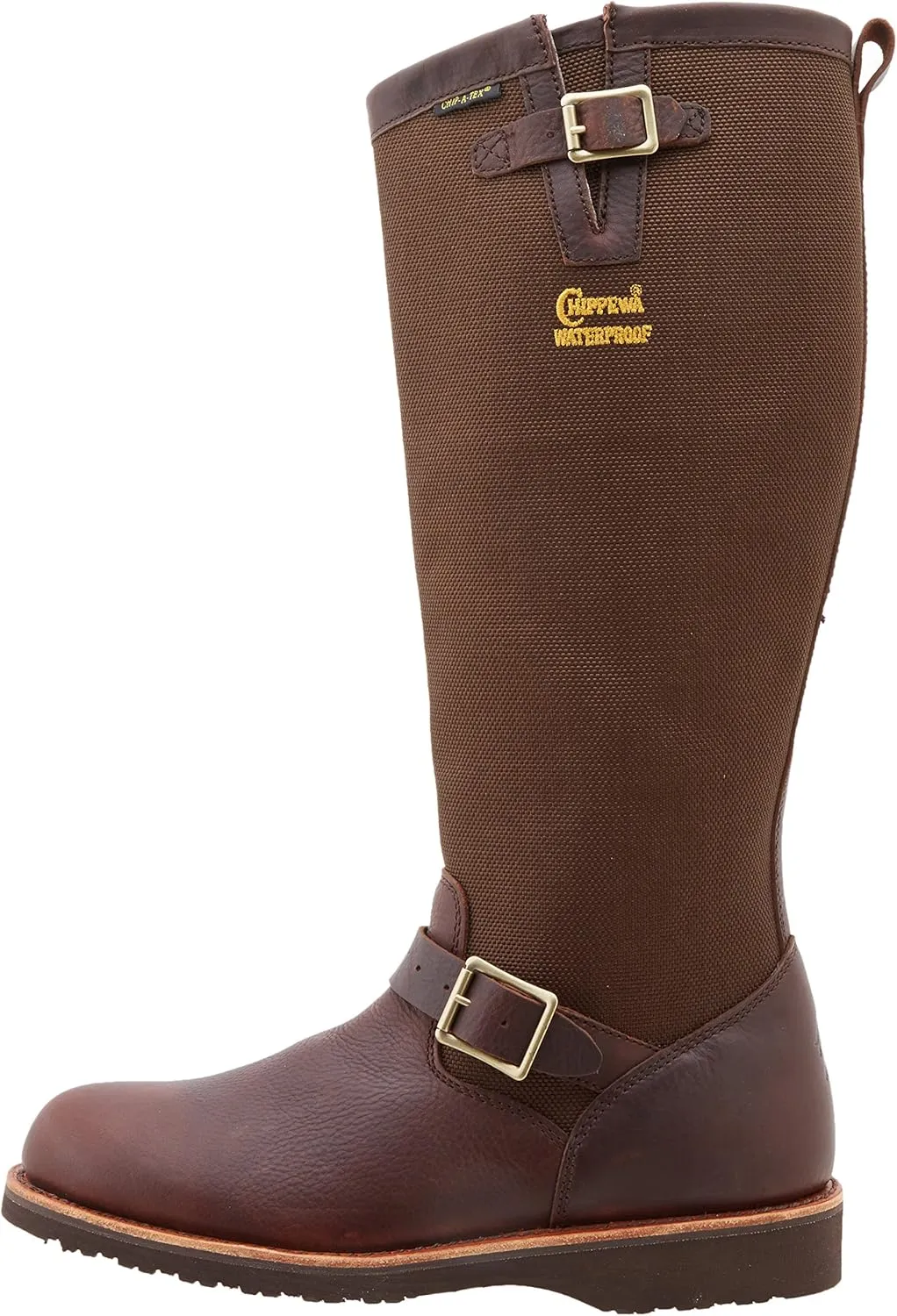 Chippewa Men's Brome 17" Waterproof Pull-On Snake Boots - Hunting, Outdoor Work, Slip - Resistant Snake Boots for Men
