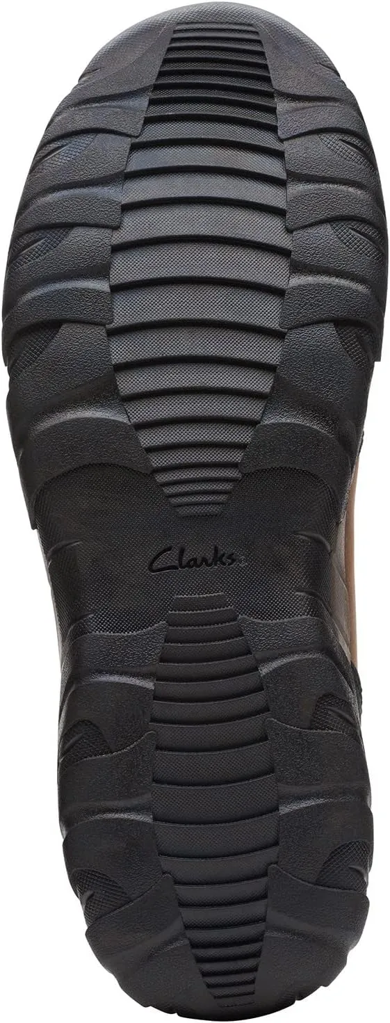 Clarks Mens Grove Zip Leather Front Zipper Casual and Fashion Sneakers