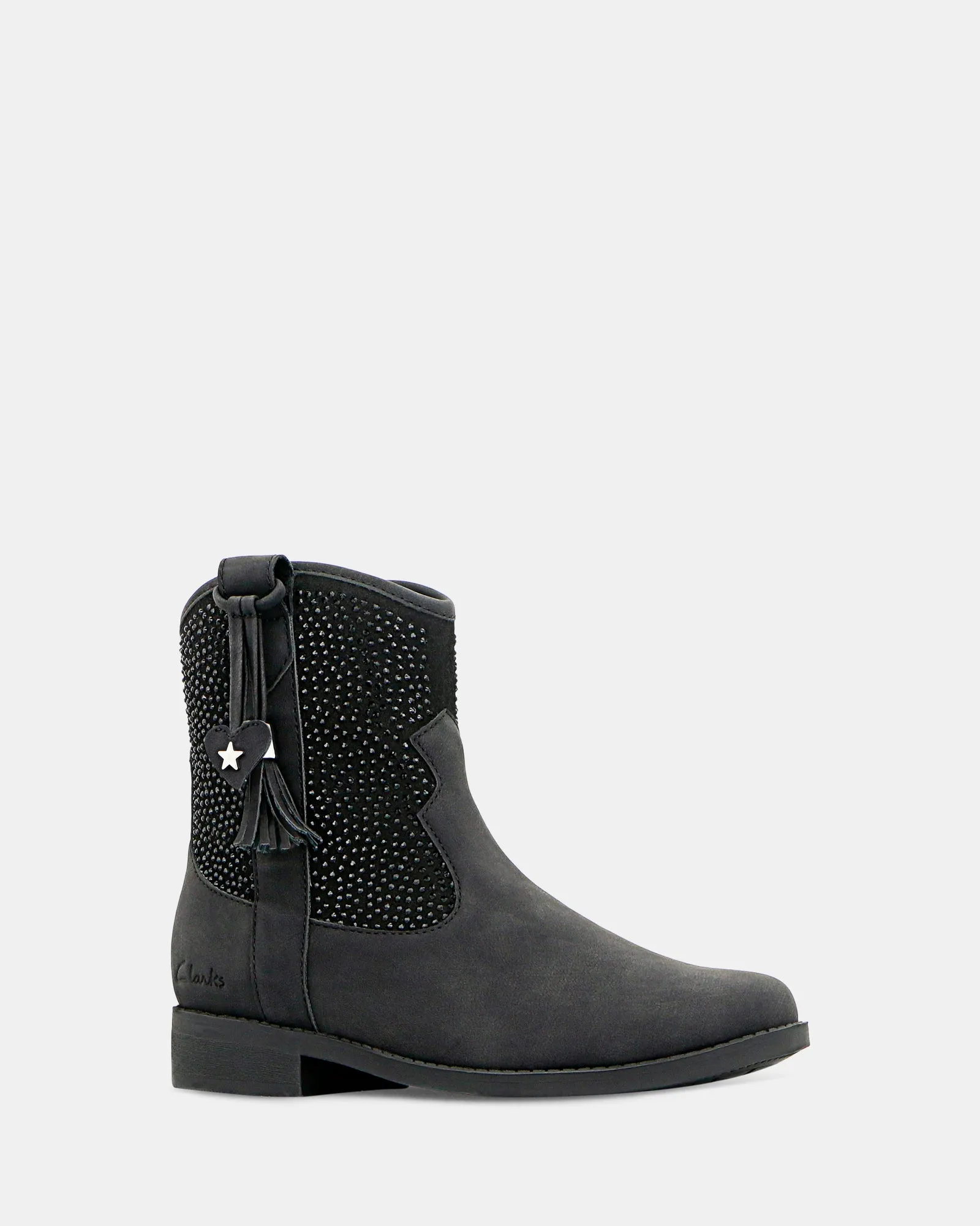 CLARKS TRINITY D WIDTH - BLACK
