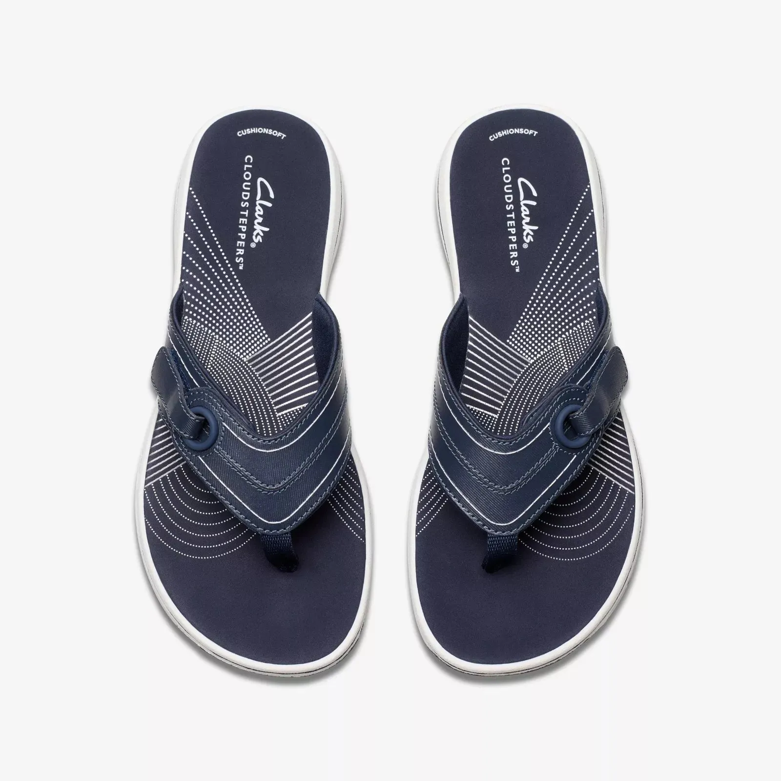 Clarks Women's Breeze Reyna H Navy 26182339