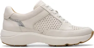 Clarks Women's Tivoli Walk Trainers, Off White Combi, 7 Women
