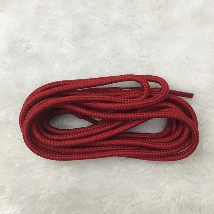 Classic Solid Round Shoelaces - Durable Polyester Shoe Laces