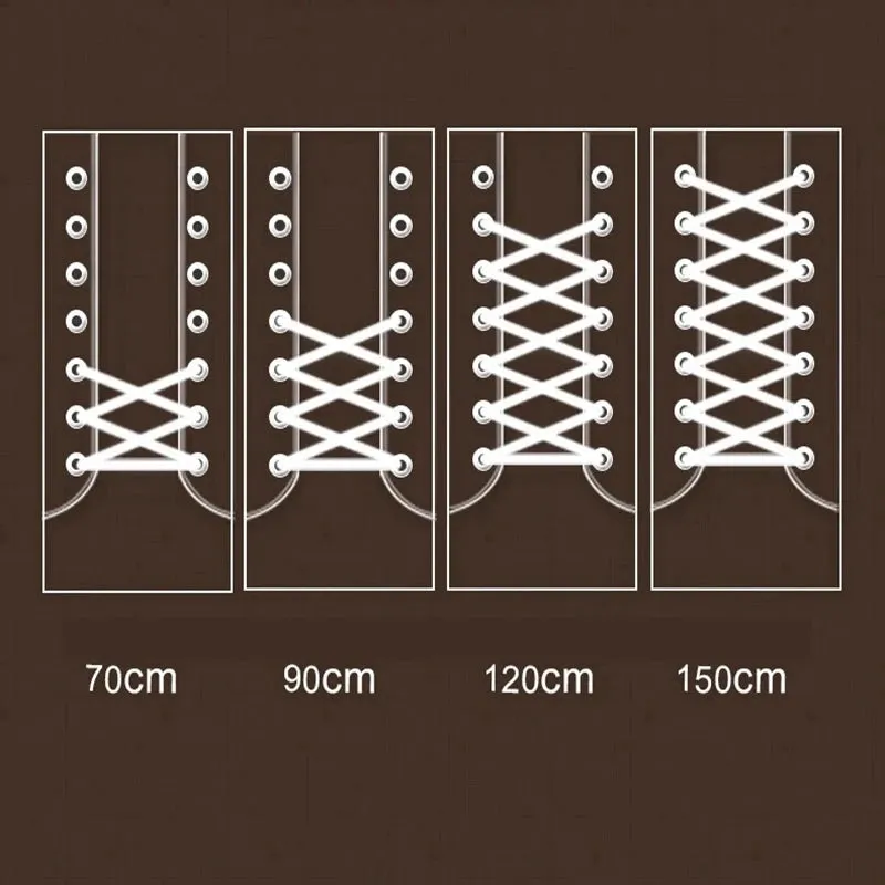 Classic Solid Round Shoelaces - Durable Polyester Shoe Laces