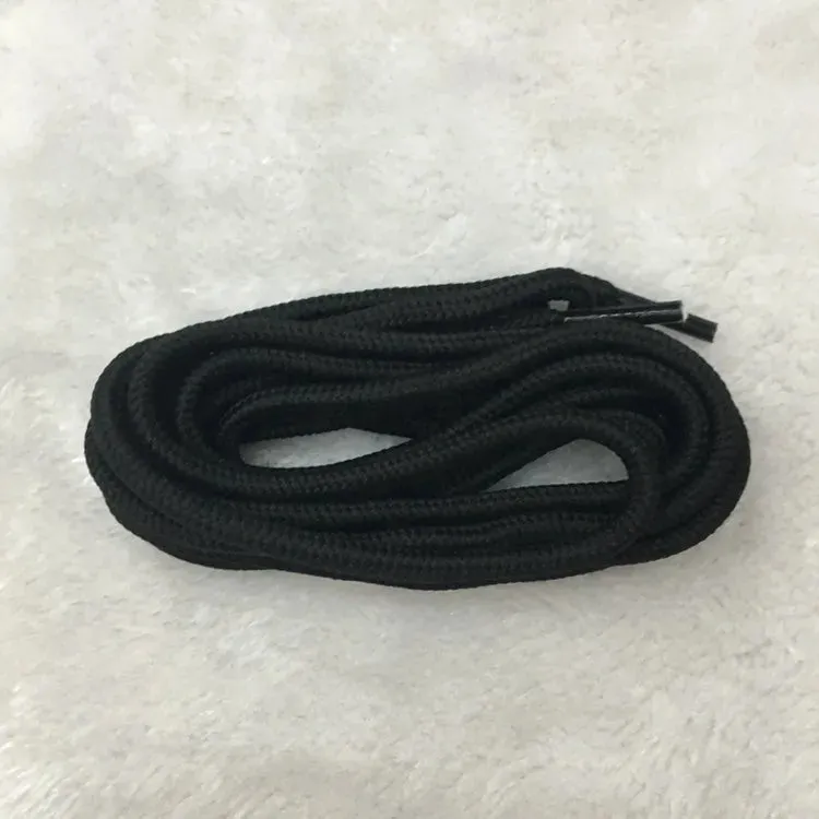 Classic Solid Round Shoelaces - Durable Polyester Shoe Laces
