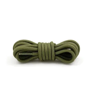 Classic Solid Round Shoelaces - Durable Polyester Shoe Laces