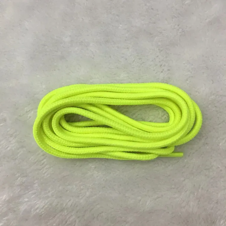 Classic Solid Round Shoelaces - Durable Polyester Shoe Laces