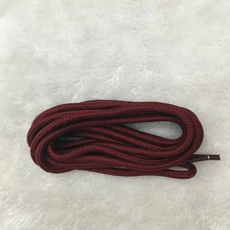 Classic Solid Round Shoelaces - Durable Polyester Shoe Laces