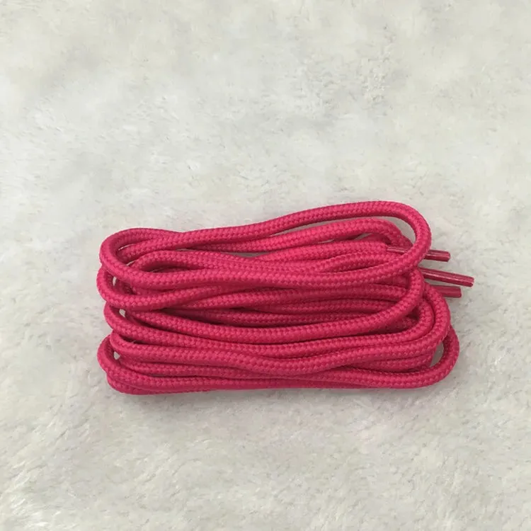 Classic Solid Round Shoelaces - Durable Polyester Shoe Laces