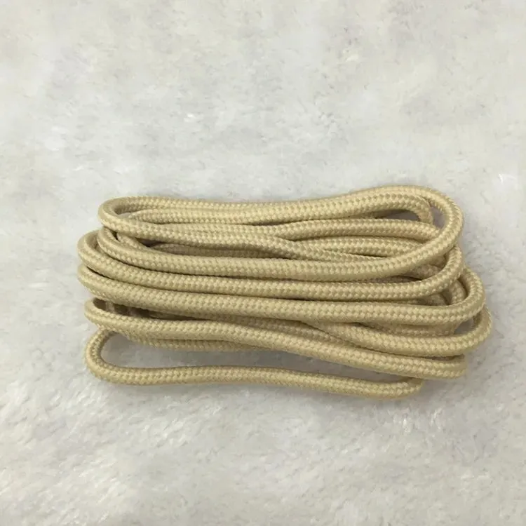 Classic Solid Round Shoelaces - Durable Polyester Shoe Laces