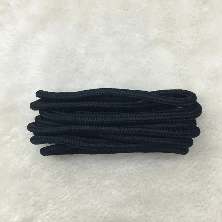 Classic Solid Round Shoelaces - Durable Polyester Shoe Laces