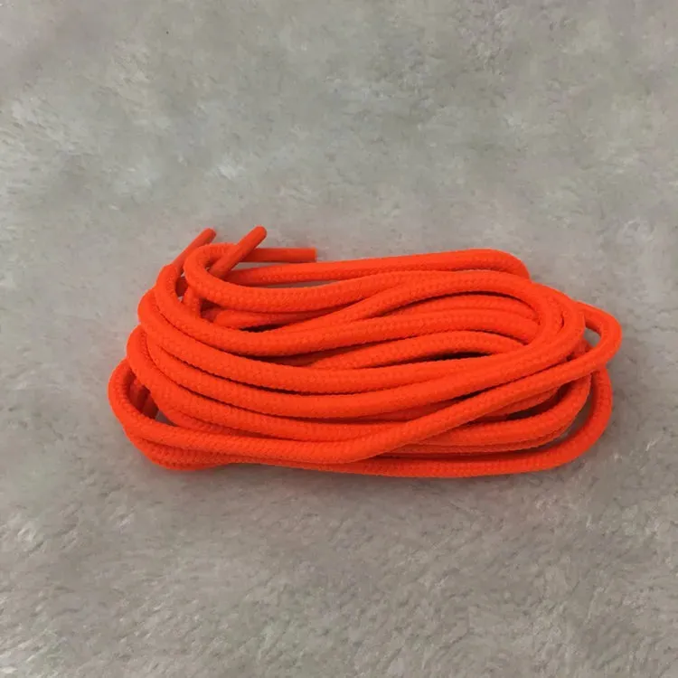 Classic Solid Round Shoelaces - Durable Polyester Shoe Laces