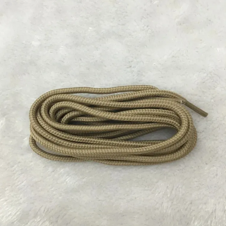 Classic Solid Round Shoelaces - Durable Polyester Shoe Laces