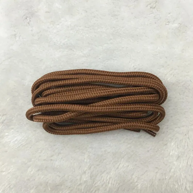 Classic Solid Round Shoelaces - Durable Polyester Shoe Laces